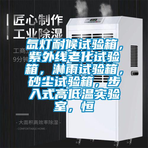 氙灯耐候试验箱，紫外线老化试验箱，淋雨试验箱，砂尘试验箱，步入式高低温实验室，恒