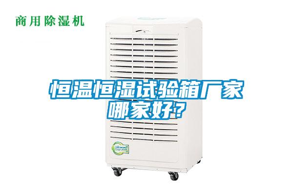 恒温恒湿试验箱厂家哪家好？