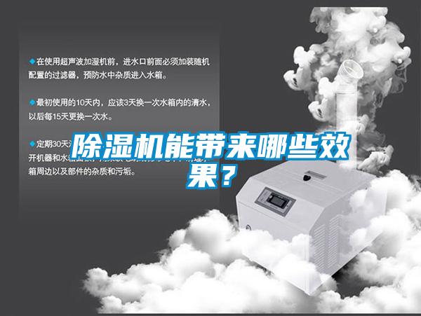 除濕機(jī)能帶來哪些效果？