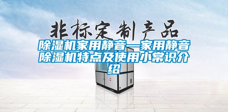 除湿机家用静音—家用静音除湿机特点及使用小常识介绍