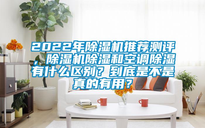 2022年除濕機(jī)推薦測評，除濕機(jī)除濕和空調(diào)除濕有什么區(qū)別？到底是不是真的有用？