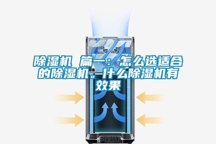 除湿机 篇一：怎么选适合的除湿机。什么除湿机有效果