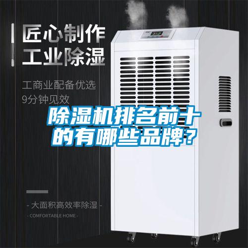 除湿机排名前十的有哪些品牌？