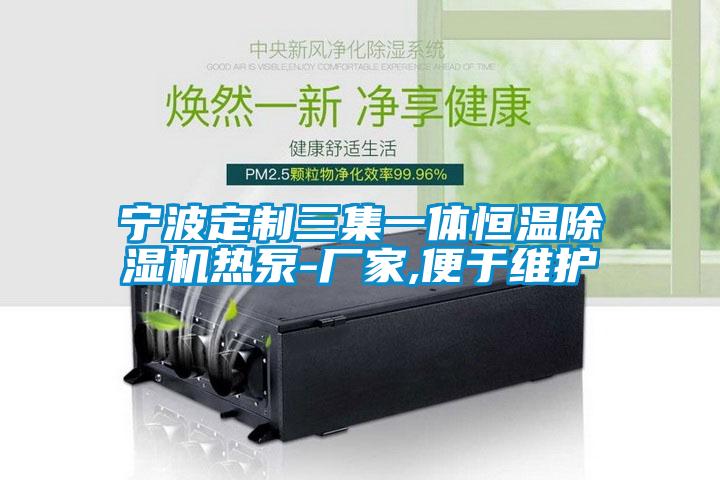 宁波定制三集一体恒温除湿机热泵-厂家,便于维护