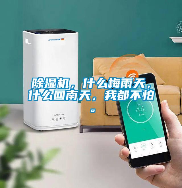 除湿机，什么梅雨天，什么回南天，我都不怕。