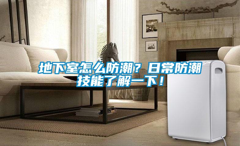地下室怎么防潮？日常防潮技能了解一下！
