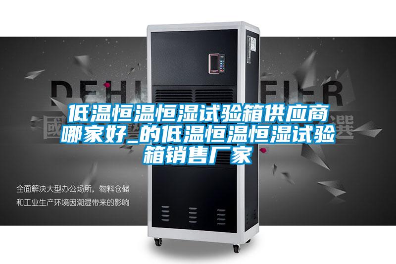 低温恒温恒湿试验箱供应商哪家好_的低温恒温恒湿试验箱销售厂家