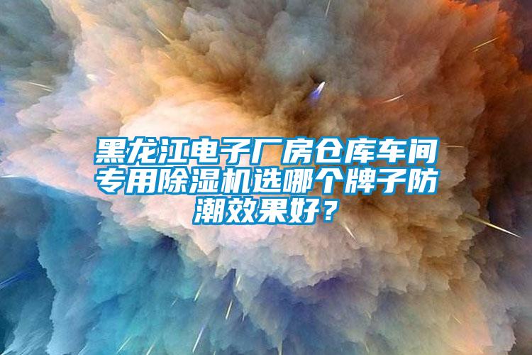 黑龙江电子厂房仓库车间专用除湿机选哪个牌子防潮效果好？