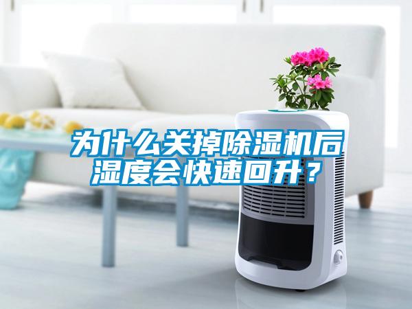 为什么关掉除湿机后湿度会快速回升？