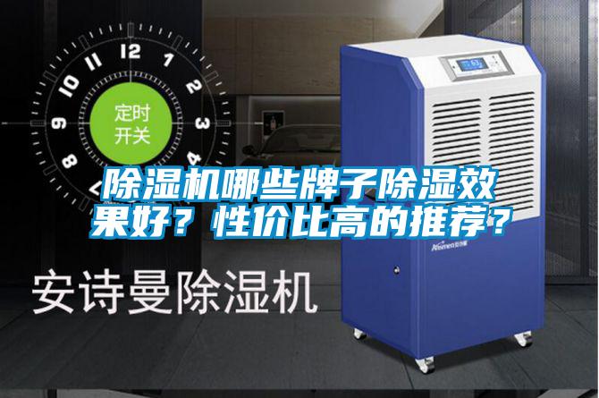 除湿机哪些牌子除湿效果好？性价比高的推荐？