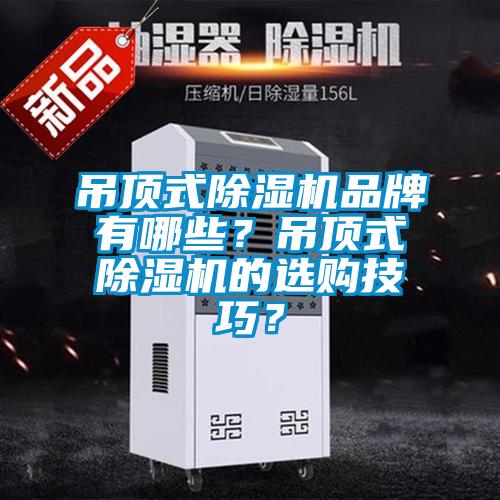 吊顶式除湿机品牌有哪些？吊顶式除湿机的选购技巧？
