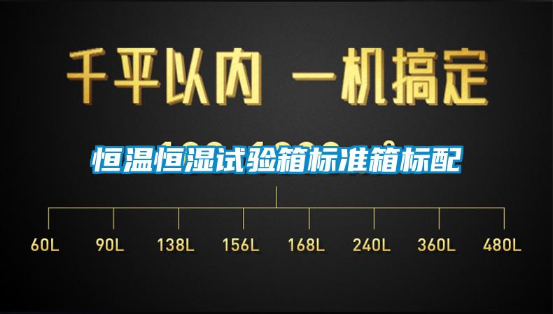 恒温恒湿试验箱标准箱标配