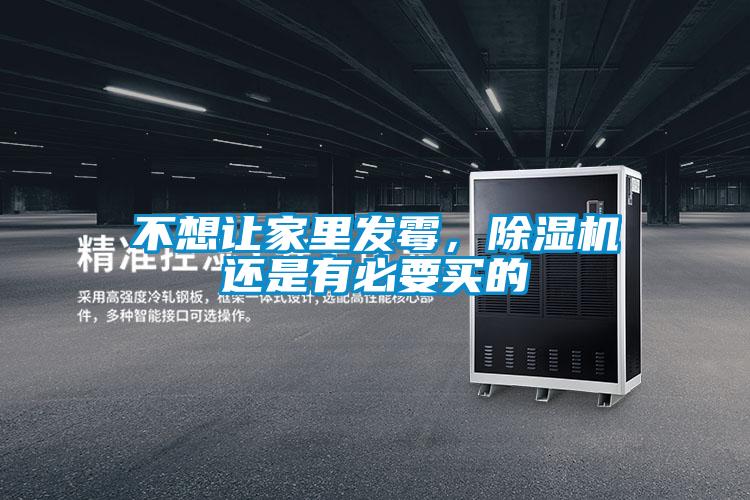 不想让家里发霉，除湿机还是有必要买的