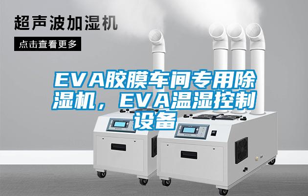 EVA胶膜车间专用除湿机，EVA温湿控制设备