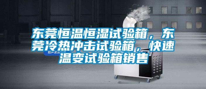 东莞恒温恒湿试验箱，东莞冷热冲击试验箱，快速温变试验箱销售