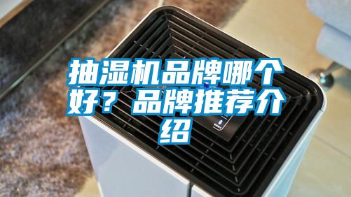 抽湿机品牌哪个好？品牌推荐介绍