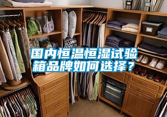 国内恒温恒湿试验箱品牌如何选择？