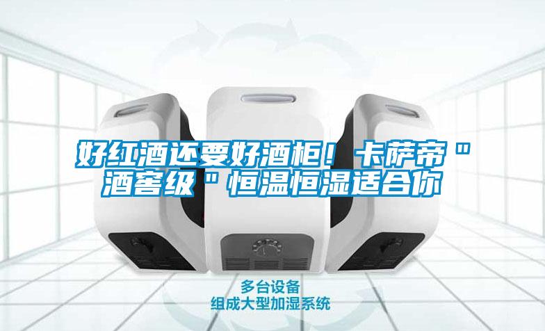 好红酒还要好酒柜！卡萨帝＂酒窖级＂恒温恒湿适合你
