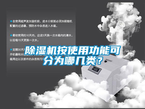 除湿机按使用功能可分为哪几类？
