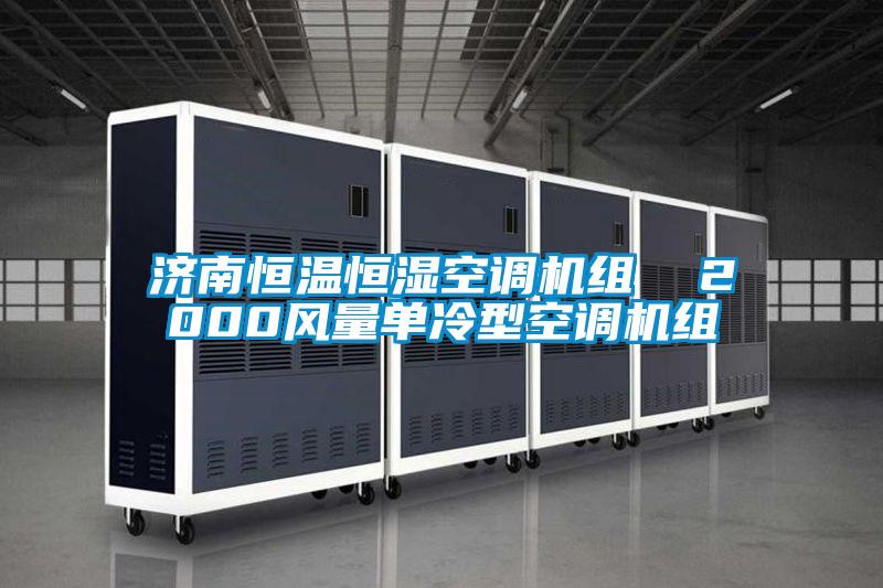 济南恒温恒湿空调机组  2000风量单冷型空调机组