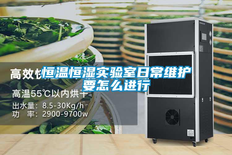 恒温恒湿实验室日常维护要怎么进行