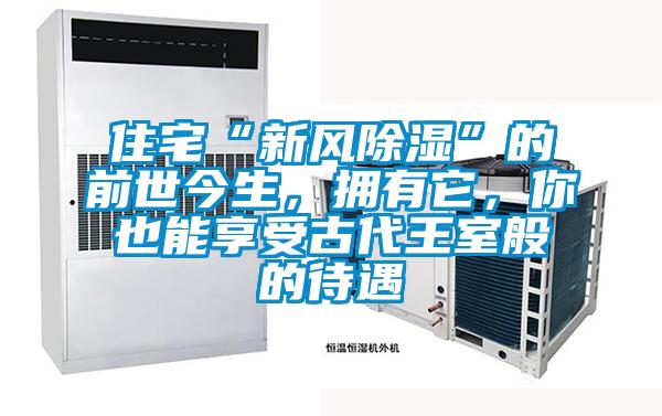 住宅“新风除湿”的前世今生，拥有它，你也能享受古代王室般的待遇