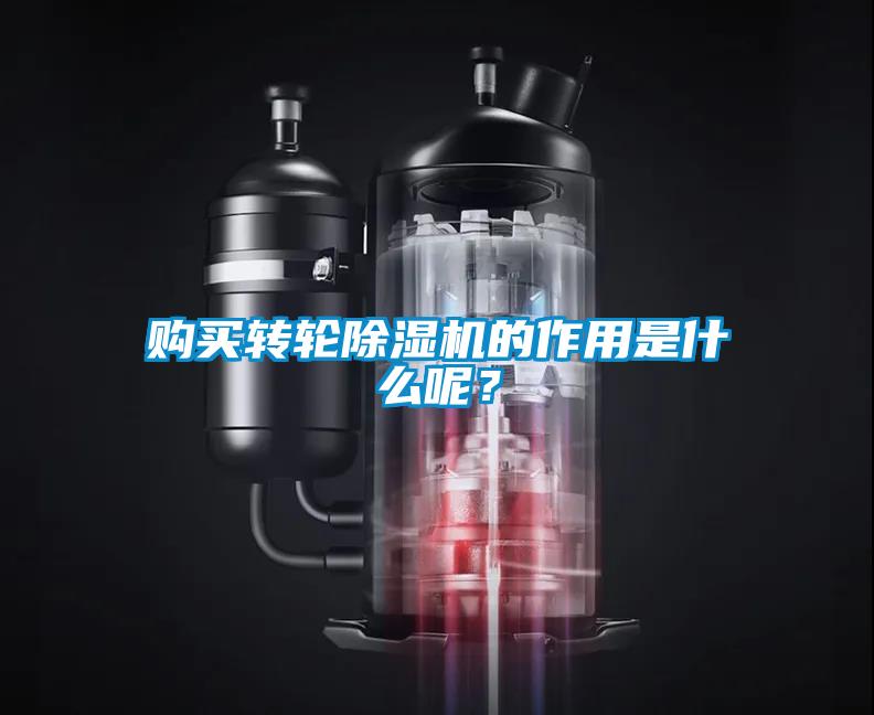 购买转轮除湿机的作用是什么呢？