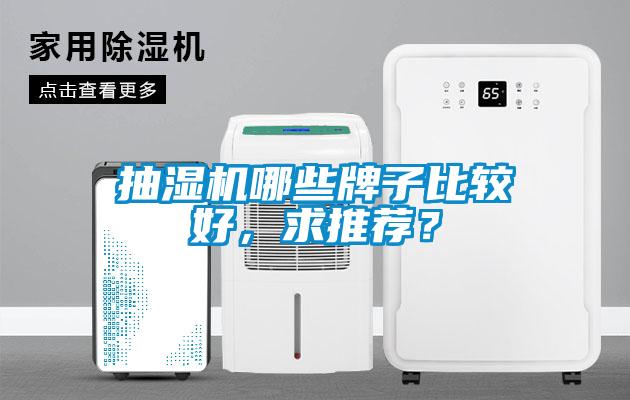 抽湿机哪些牌子比较好，求推荐？