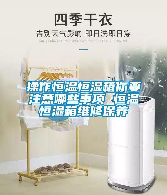 操作恒温恒湿箱你要注意哪些事项 恒温恒湿箱维修保养