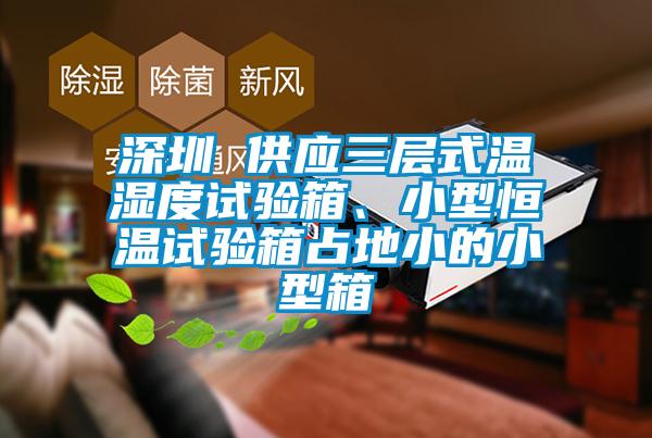 深圳 供应三层式温湿度试验箱、小型恒温试验箱占地小的小型箱