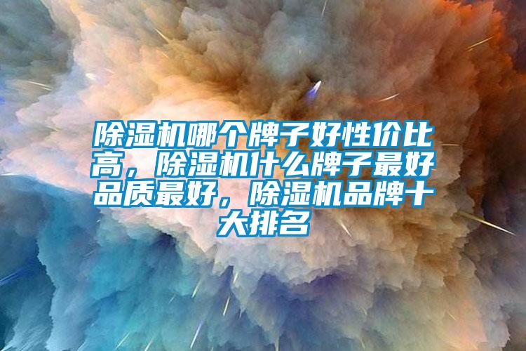 除湿机哪个牌子好性价比高，除湿机什么牌子最好品质最好，除湿机品牌十大排名