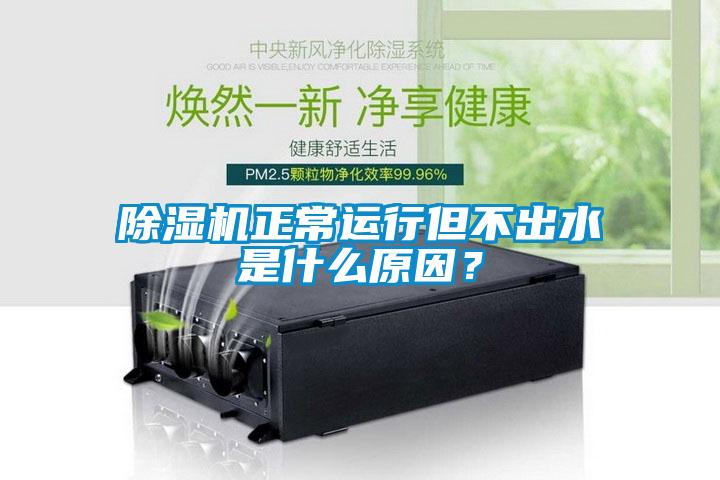 除湿机正常运行但不出水是什么原因？