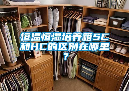 恒温恒湿培养箱SC和HC的区别在哪里？