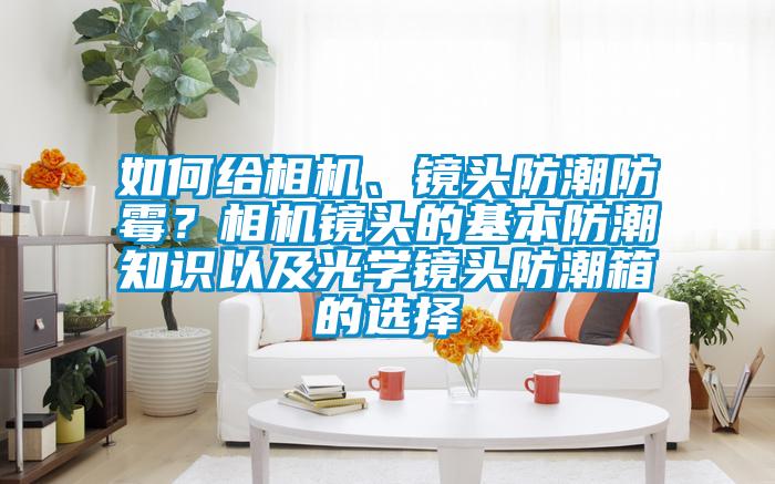 如何给相机、镜头防潮防霉？相机镜头的基本防潮知识以及光学镜头防潮箱的选择