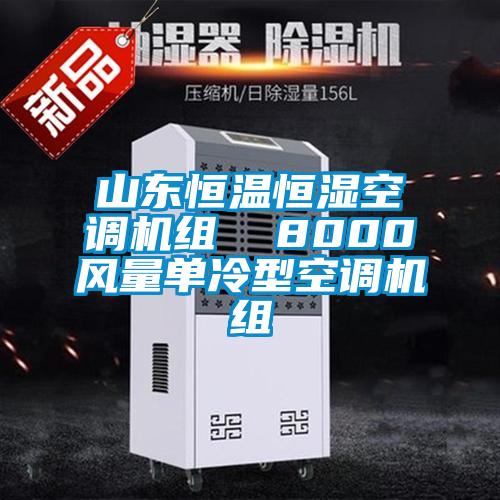 山东恒温恒湿空调机组  8000风量单冷型空调机组