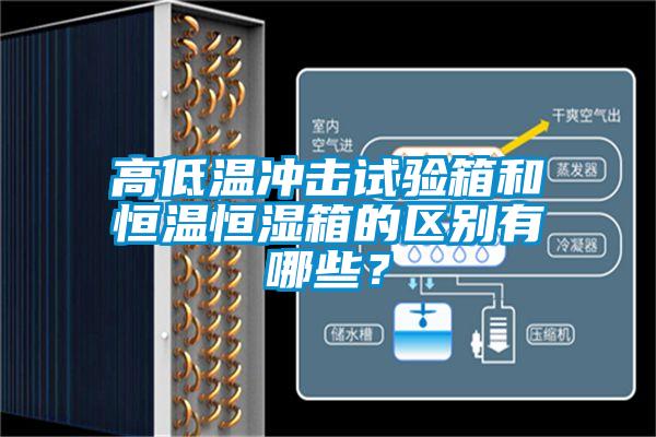 高低温冲击试验箱和恒温恒湿箱的区别有哪些？