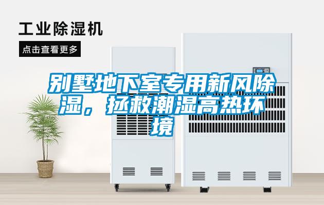 别墅地下室专用新风除湿，拯救潮湿高热环境