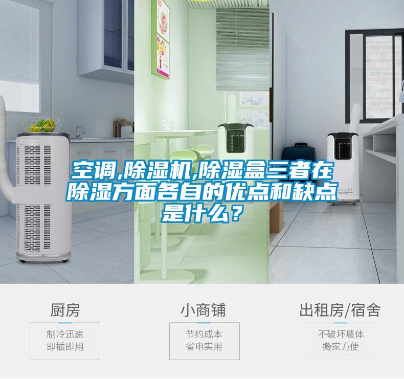 空调,除湿机,除湿盒三者在除湿方面各自的优点和缺点是什么？