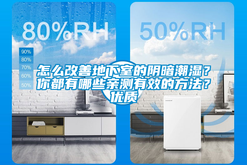 怎么改善地下室的阴暗潮湿？你都有哪些亲测有效的方法？优质