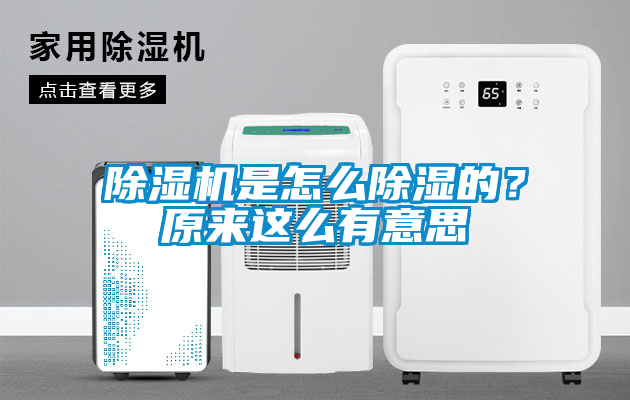 除湿机是怎么除湿的？原来这么有意思