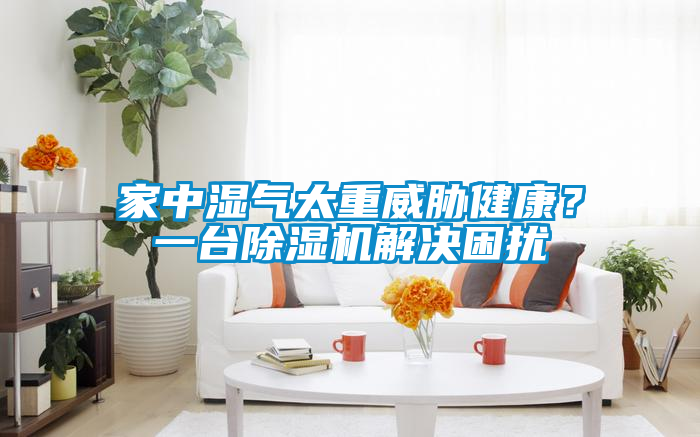 家中湿气太重威胁健康？一台除湿机解决困扰