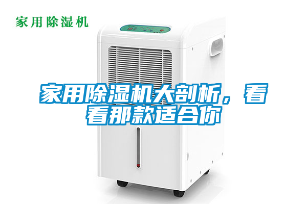 家用除湿机大剖析，看看那款适合你