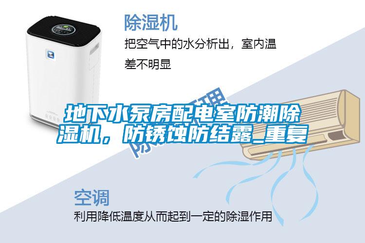 地下水泵房配电室防潮除湿机，防锈蚀防结露_重复