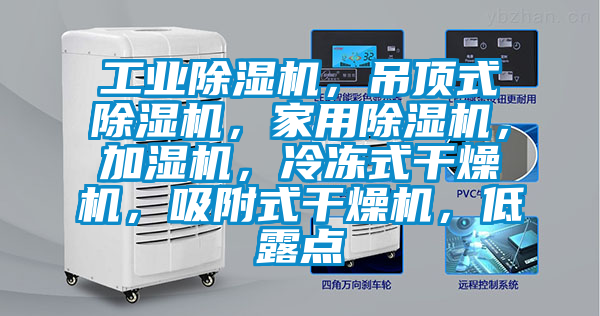 工业除湿机，吊顶式除湿机，家用除湿机，加湿机，冷冻式干燥机，吸附式干燥机，低露点