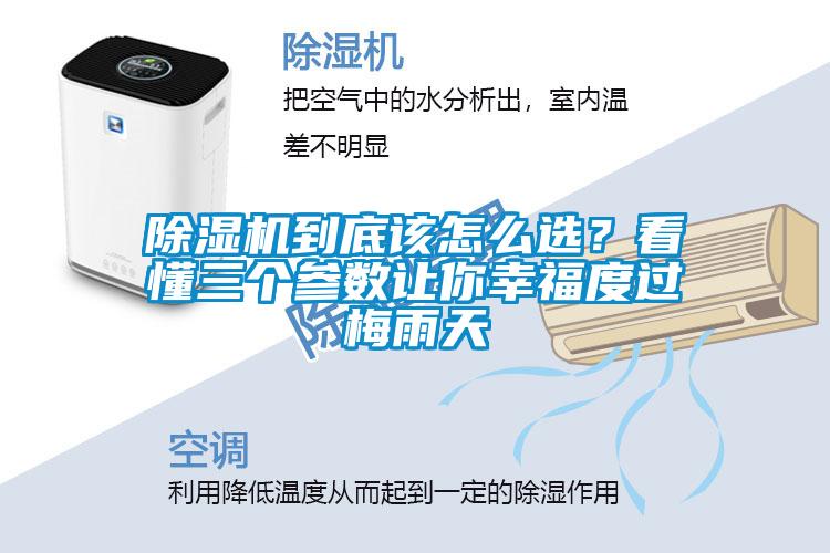 除湿机到底该怎么??？看懂三个参数让你幸福度过梅雨天
