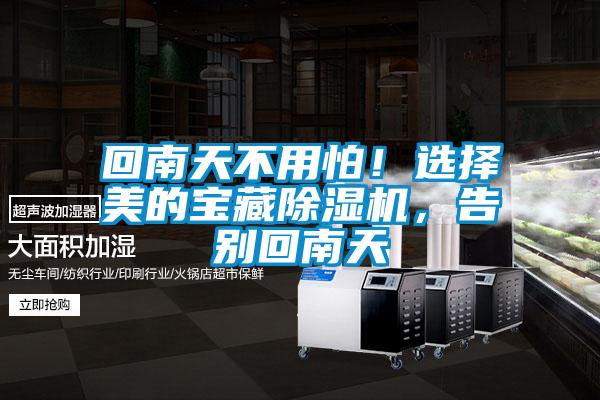 回南天不用怕！选择美的宝藏除湿机，告别回南天