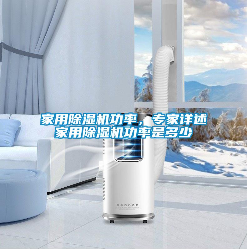 家用除湿机功率，专家详述家用除湿机功率是多少
