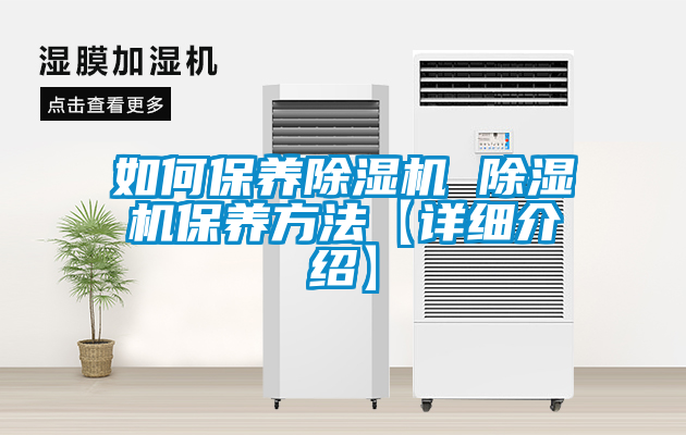 如何保养除湿机 除湿机保养方法【详细介绍】