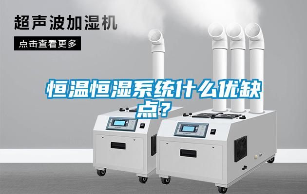 恒温恒湿系统什么优缺点？