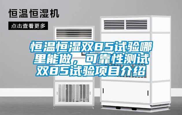 恒温恒湿双85试验哪里能做，可靠性测试双85试验项目介绍